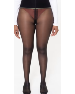 Meia Calça Super-Resistente Sheertex transparente clássica Anti-Rasgos 