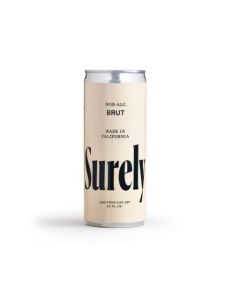 Brut Surely, Vinho Branco Sem Álcool - Pack com 4 unidades